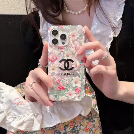 高级女性愛用ブランドロゴChanel iphone 16 ケース ファッション花柄シャネル iphone 15 TPU ソフトカバー  ブランドYSL iphone 16 スマホケース売れ筋