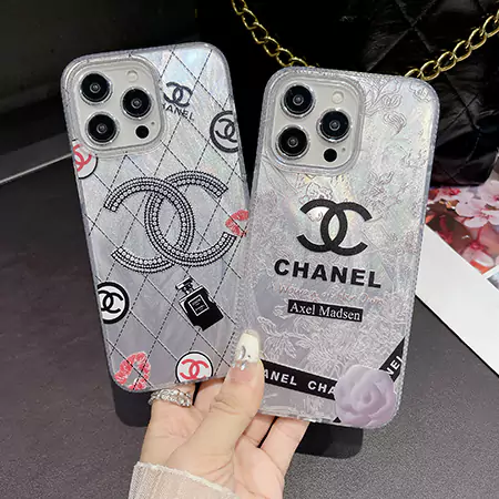 個性ファッションブランドChanel iphone 16 pro ラインストーン付きスマホケース/最高級ブランドロゴ字母プリントシャネル  iphone 16 ケース激安通販