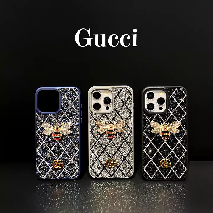 おしゃれ高级グッチス iphone 16 ケース販売 最強gucci iphone 15 plusケース 安い グッチスキラキラ爆発的なひし形ダイヤモンド