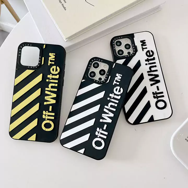 おしゃれ 立体硅胶 off white iphone 16 スマホケース 人気耐衝撃オフホワイト iphone 16 pro ケース高品質コピー