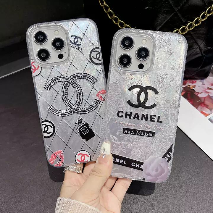 個性ファッションブランドChanel iphone 16 pro ラインストーン付きスマホケース/最高級ブランドロゴ字母プリントシャネル  iphone 16 ケース激安通販