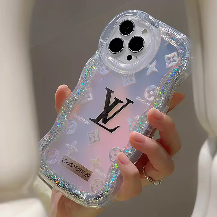 おしゃれ個性的 LV iphone 16 ケースグラデーション透明耐衝撃  高品質ルイヴィトンレーザー流砂殻 iphone 15 スマホケースコピーファッションブランドYSL携帯ケース全機種対応通販