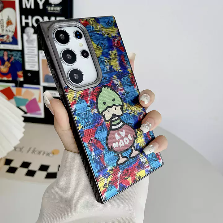 ルイヴィトン galaxy s24plus/s24ultraケース面白い アニメ風 lv ギャラクシー s23プラススマホケースドナルドダックかわいい vuitton風 iphone16 15promax携帯ケース 大人 レデイースおしゃれ